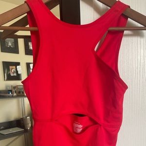 Red Colsie Bodysuit